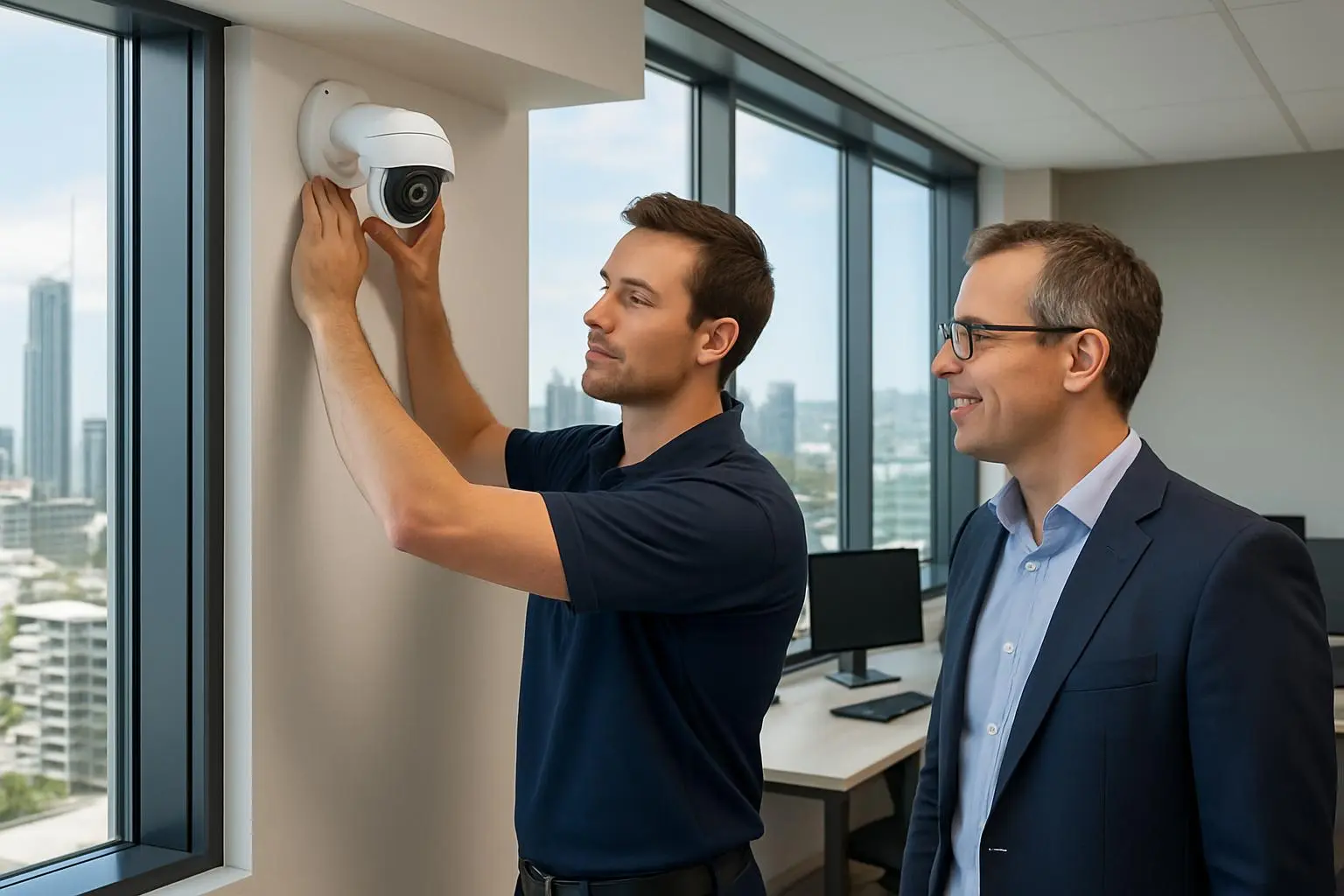 Professional CCTV installation service on Gold Coast