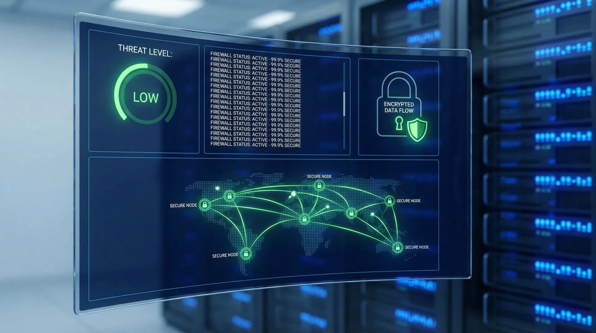 Managed IT Security Monitoring Dashboard
